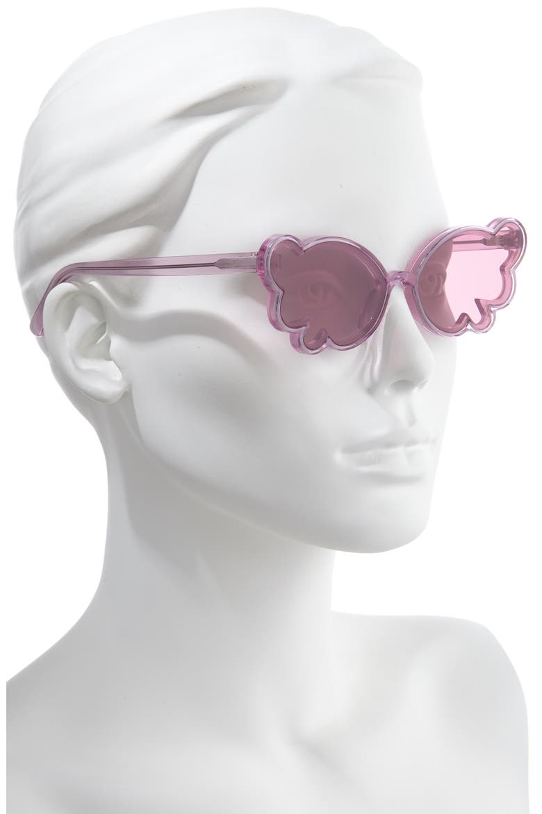 Butterfly Sunglasses, Alternate, color, LILAC