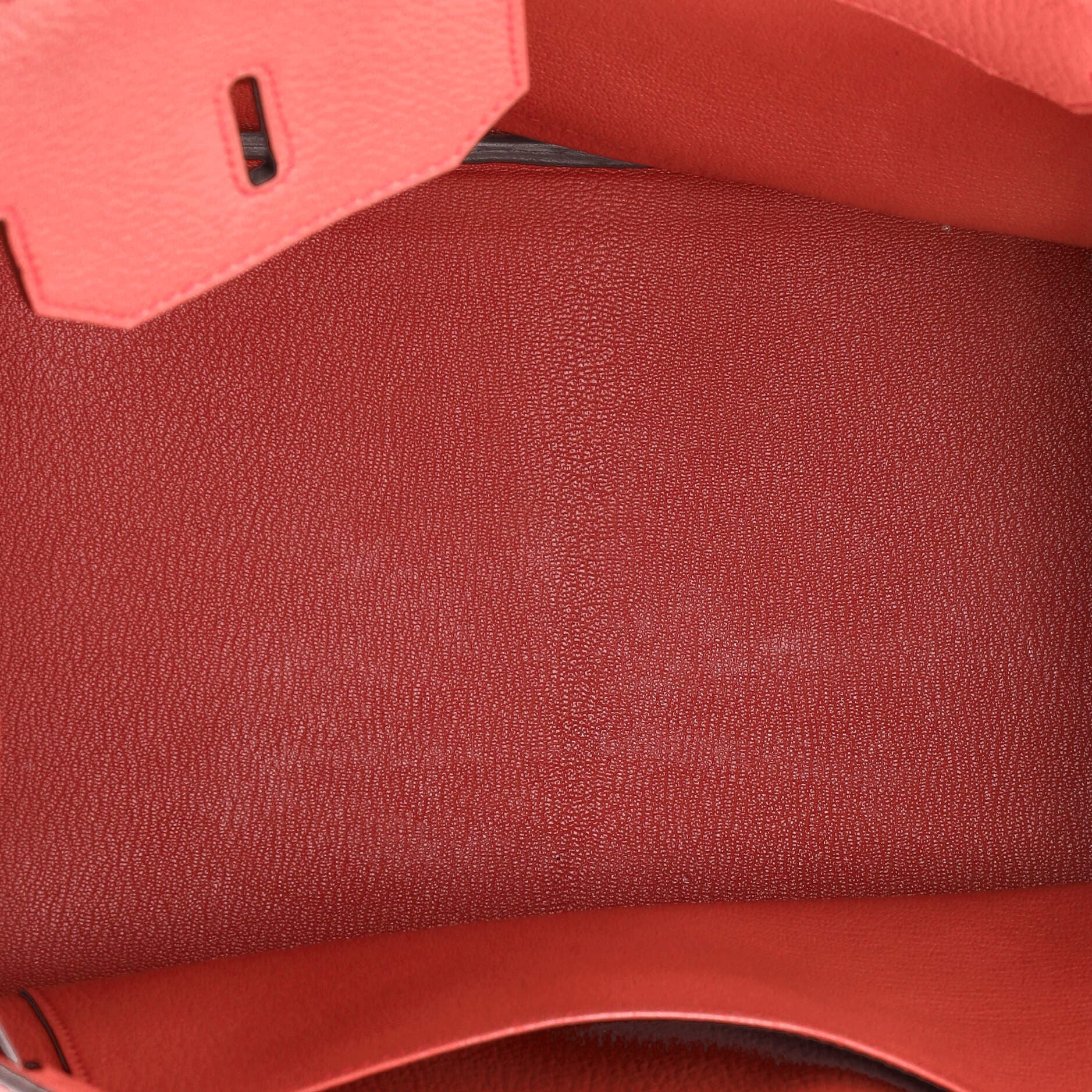 Pre-Owned Hermes Birkin Handbag Pink Clemence with Gold Hardware 35, Alternate, color, 