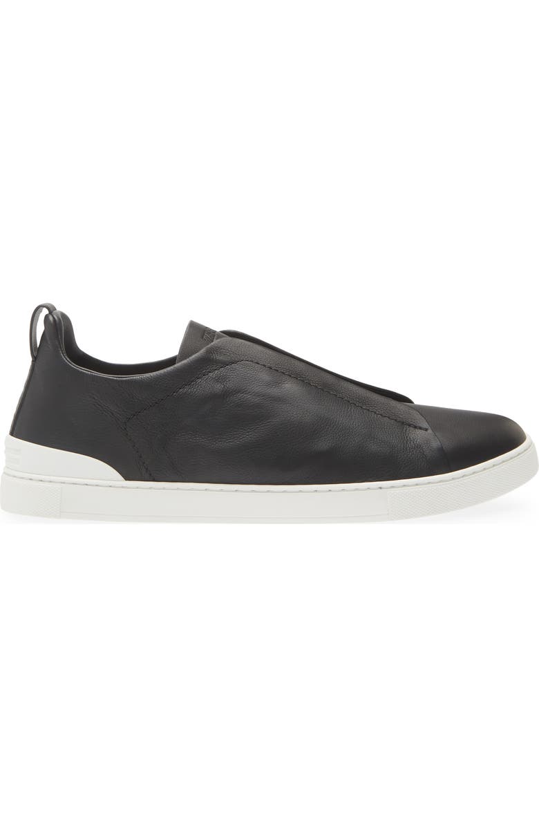 ZEGNA Triple Stitch<sup>™</sup> Secondskin Sneaker, Alternate, color, Black