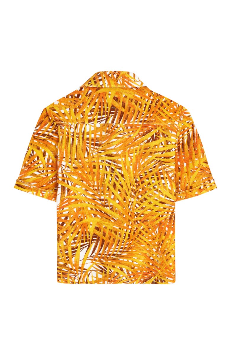 Vilebrequin Women's Palm Leaves Printed Organic Terry Cotton Polo, Alternate, color, 