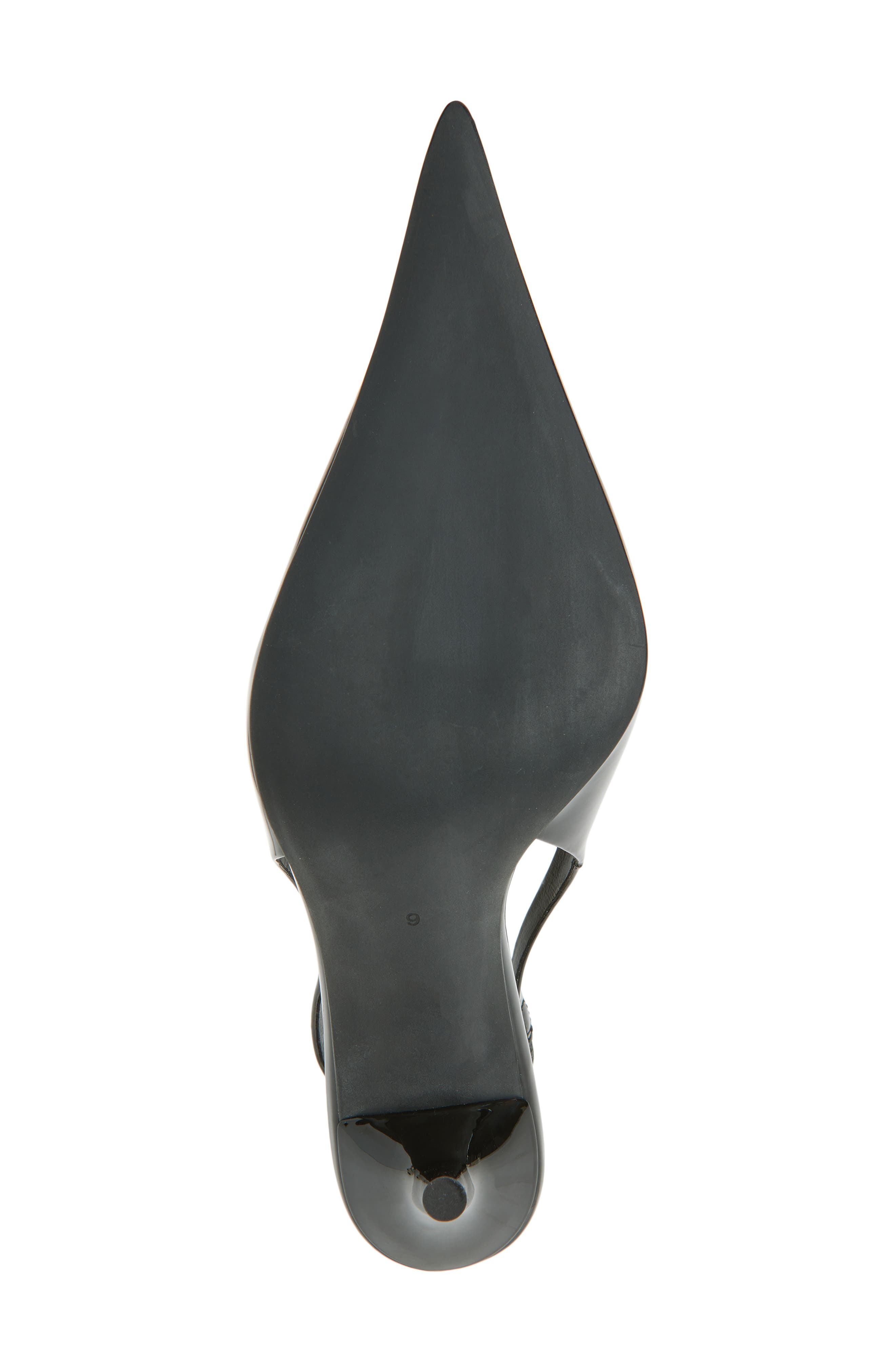 Jeffrey Campbell You Wish Slingback Pump, Alternate, color, Black Box Silver