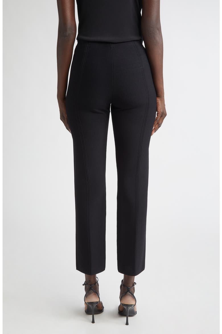 Knit Crop Pants, Alternate, color, BLACK