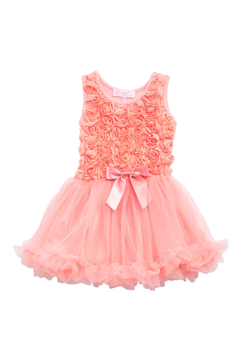 Kids' Soutache Pettidress, Main, color, PEACH