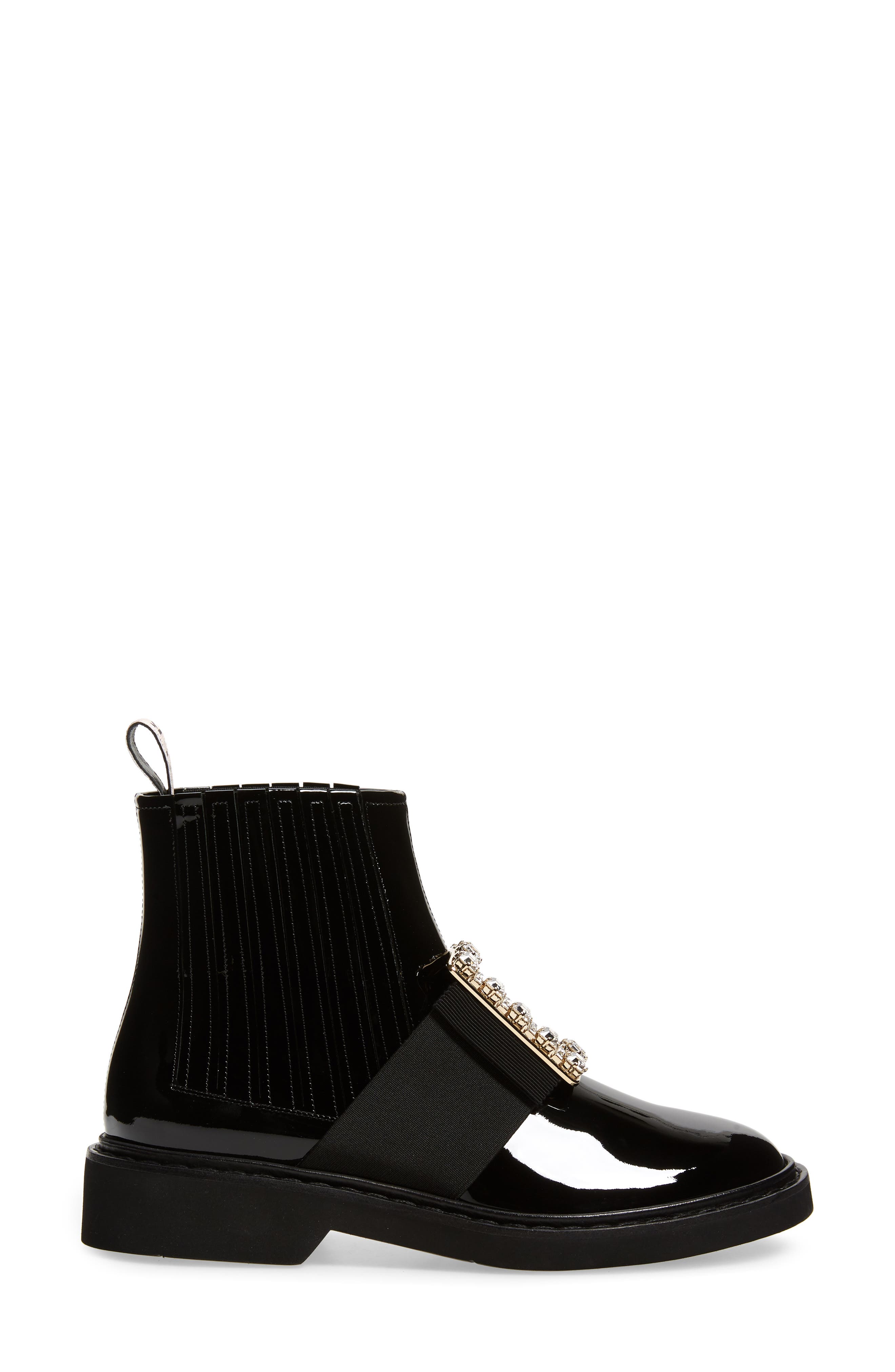 Roger Vivier Viv Rangers Buckle Chelsea Boot, Alternate, color, 