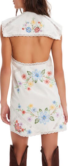 Willow Embroidered Lace Minidress