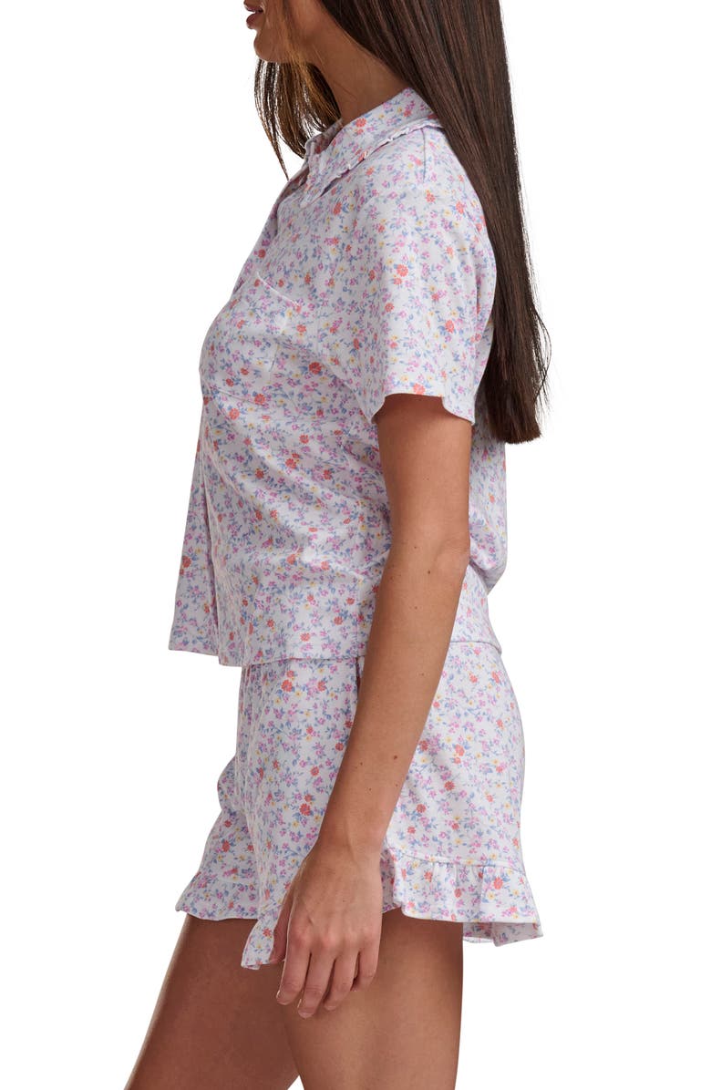 Splendid Ruffle Collar Short Pajamas, Alternate, color,