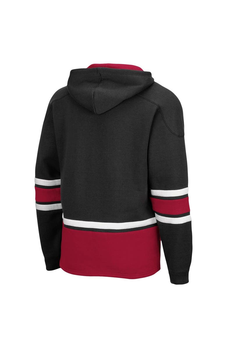 COLOSSEUM Men's Colosseum Black Stanford Cardinal Lace Up 3.0 Pullover Hoodie, Alternate, color, Black