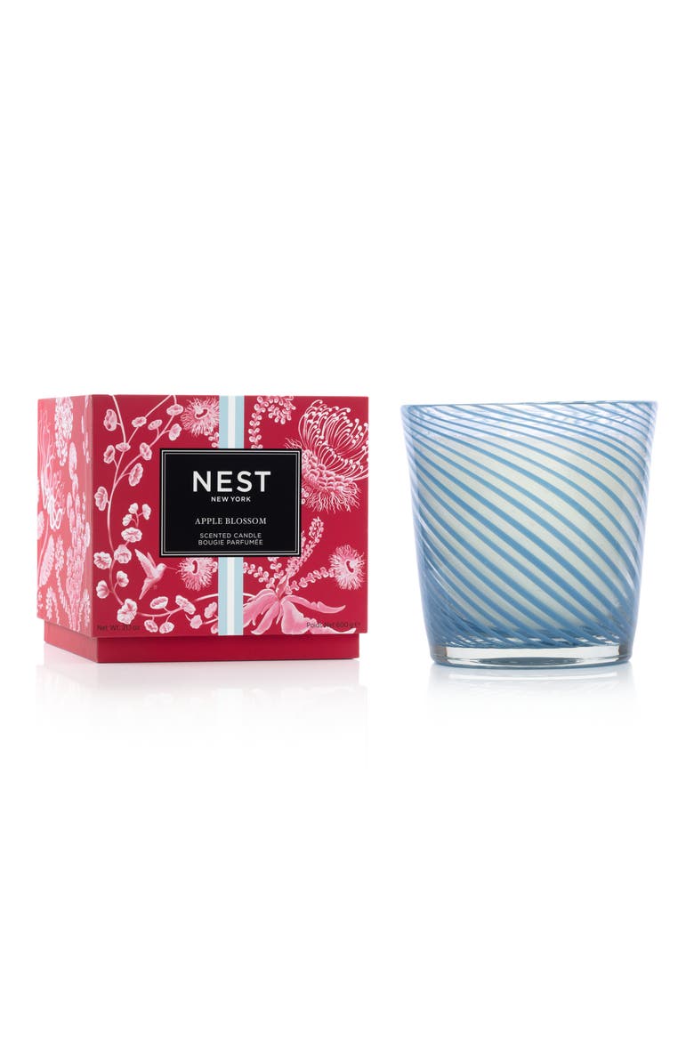 Apple Blossom Scented Three-Wick Candle (Limited Edition), Main, color, NO COLOR