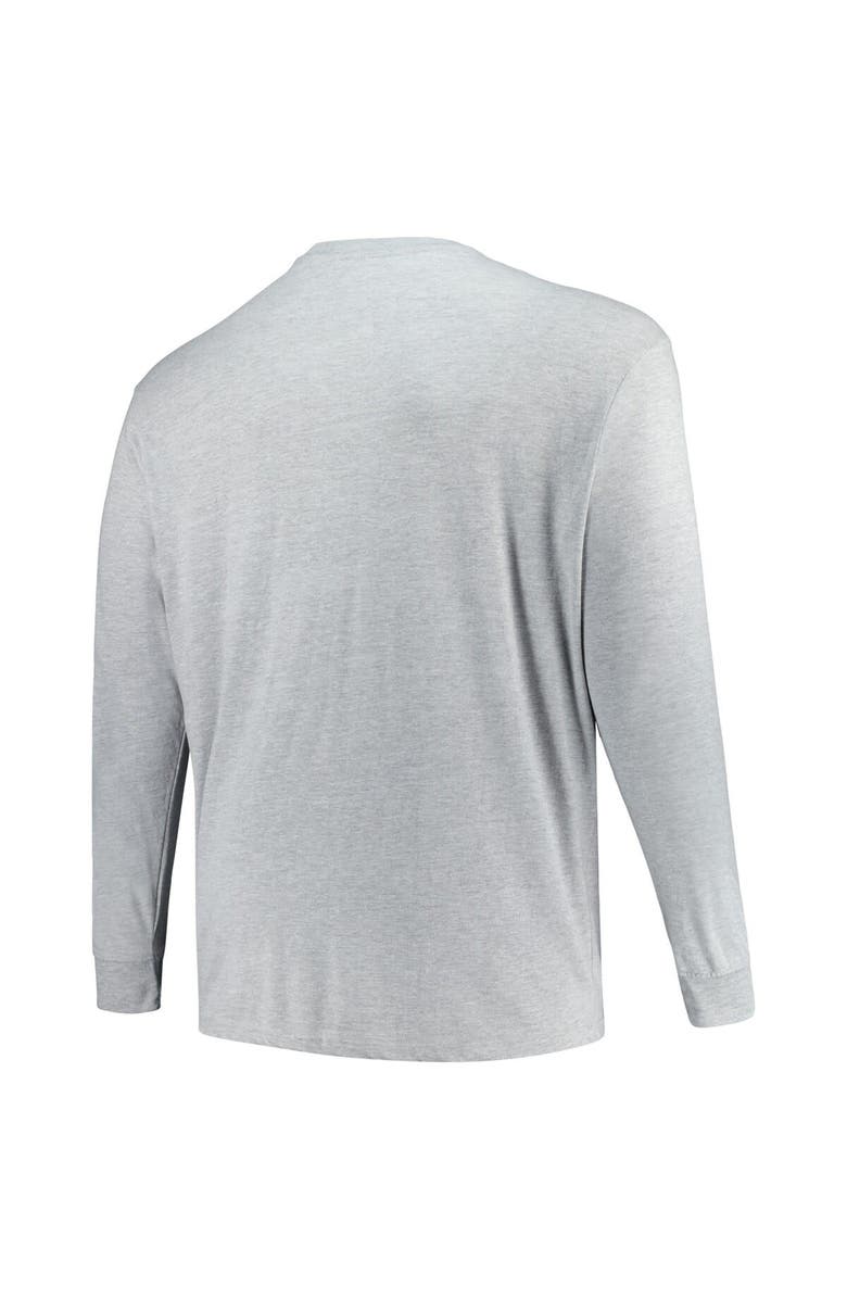 Champion Men's Champion Heather Gray Clemson Tigers Big & Tall Mascot Long Sleeve T-Shirt, Alternate, color, Heather Gray