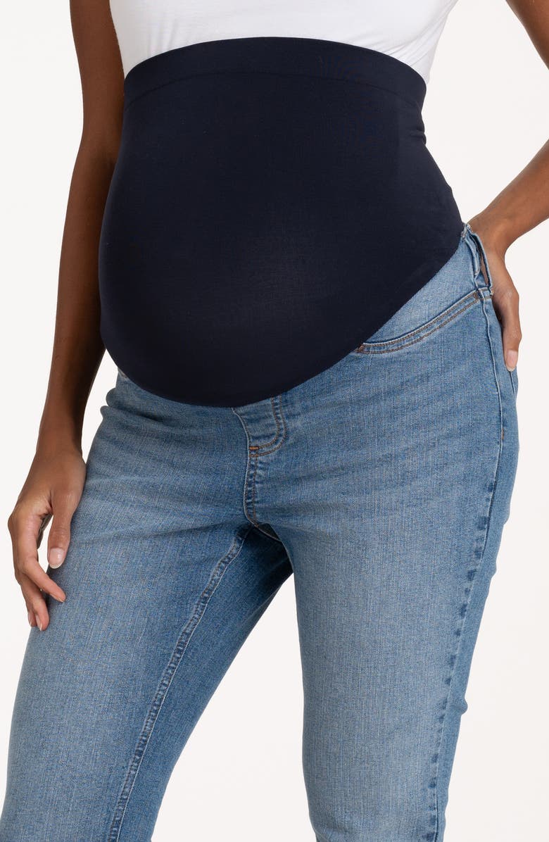 Seraphine Over the Bump Skinny Maternity Jeans, Alternate, color, 