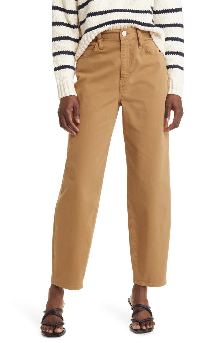 FRAME Ultra High Waist Barrel Leg Jeans, Main, color, 