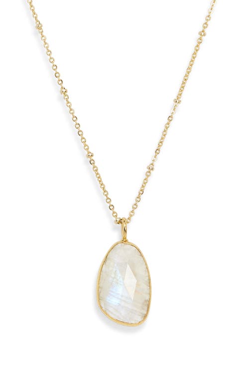 Ki-ele Savannah Moonstone Pendant Necklace