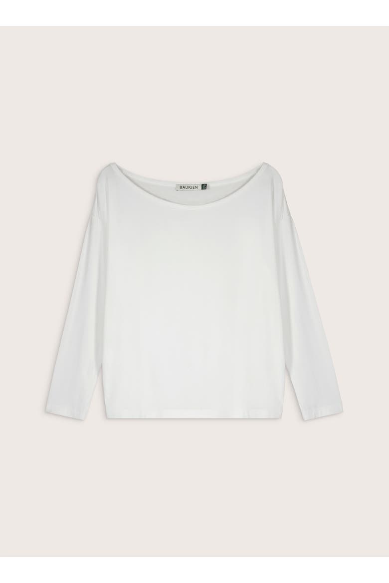 Lizzie Relaxed Off The Shoulder Top, Alternate, color, Pure White