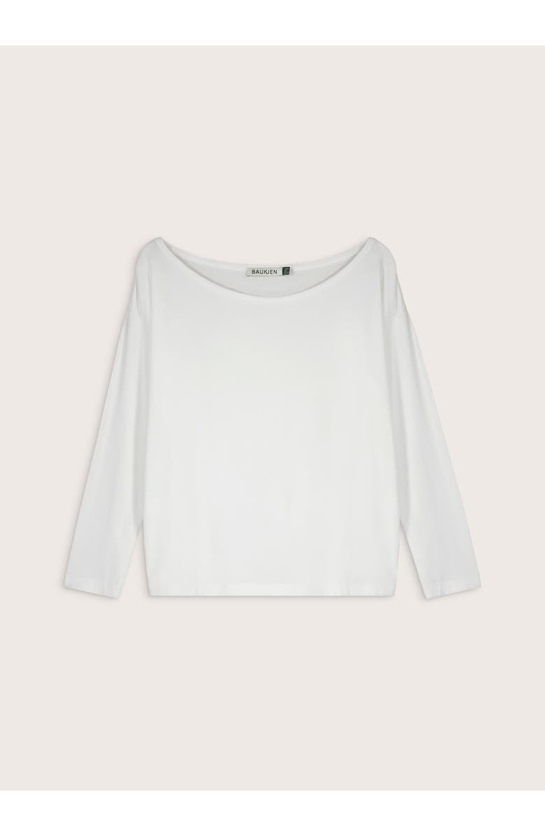Baukjen Lizzie Relaxed Off The Shoulder Top, Alternate, color, Pure White