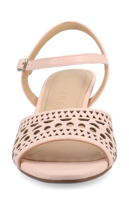 Journee Collection Jessly Ankle Strap Sandal In Pink