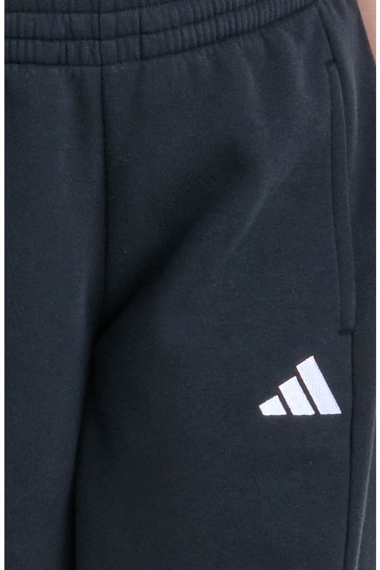 Kids' Fleece Barrel Leg Pants, Alternate, color, BLACK