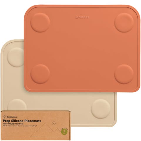 2-Pack Prep Silicone Placemats
