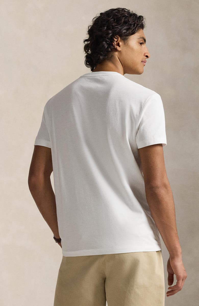 Polo Ralph Lauren Classic Fit Polo Bear Jersey Graphic T-Shirt, Alternate, color, White-Society Bear