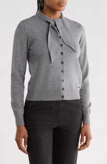 Tie Neck Cardigan