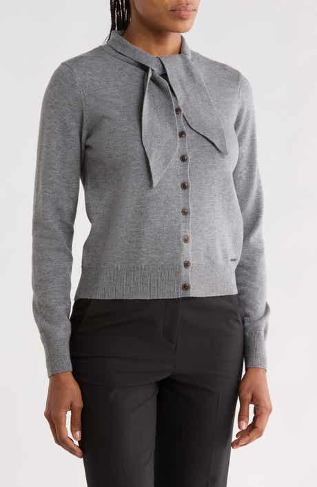 Tie Neck Cardigan