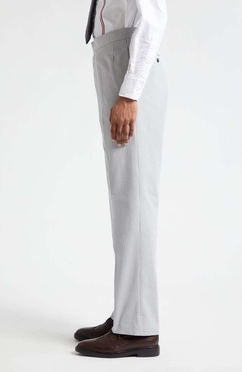 Thom Browne Low Rise Drop Crotch Backstrap Pants, Alternate, color, 