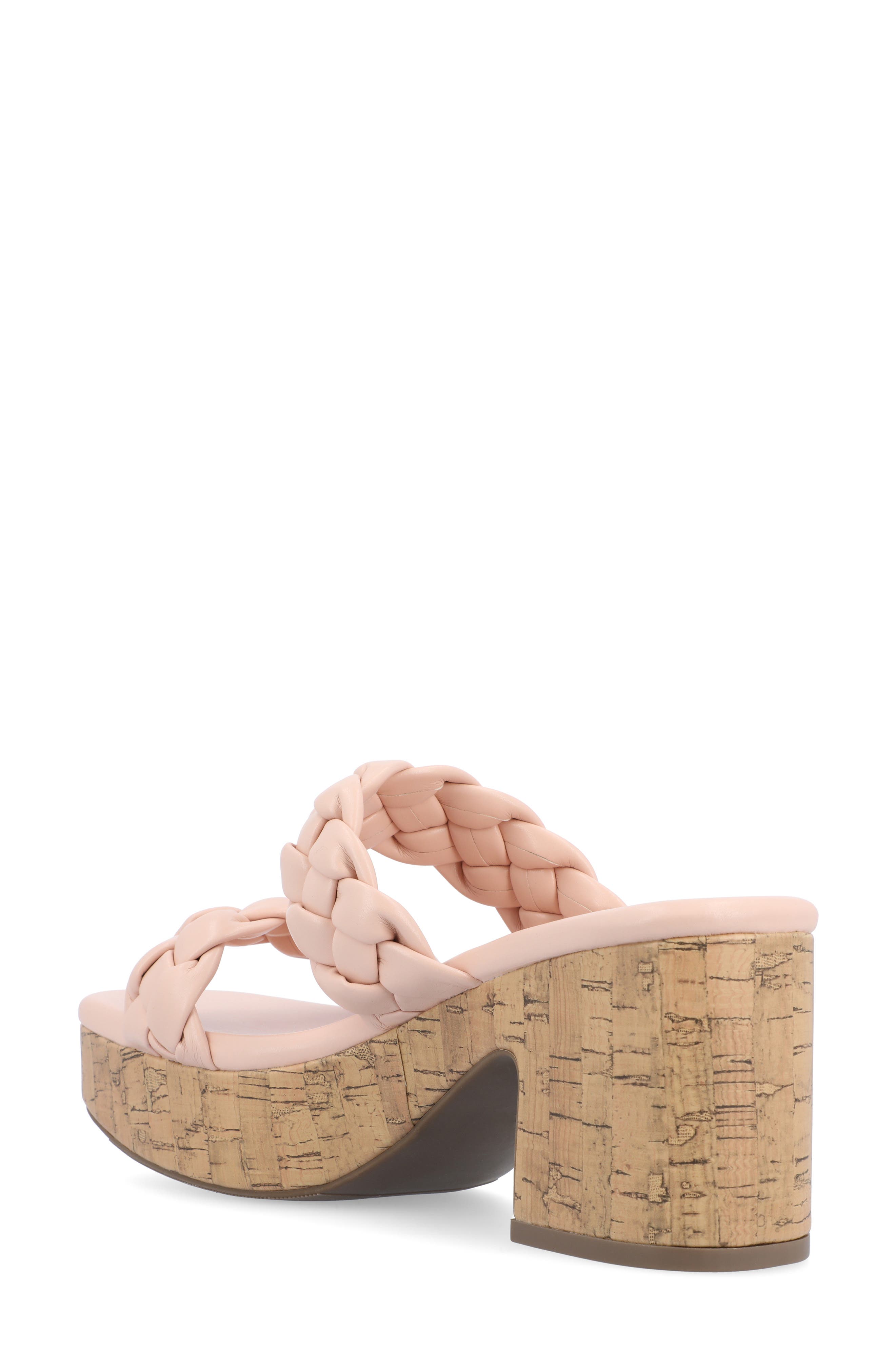 Kyaa Vegan Leather Platform Sandal, Alternate, color, BLUSH