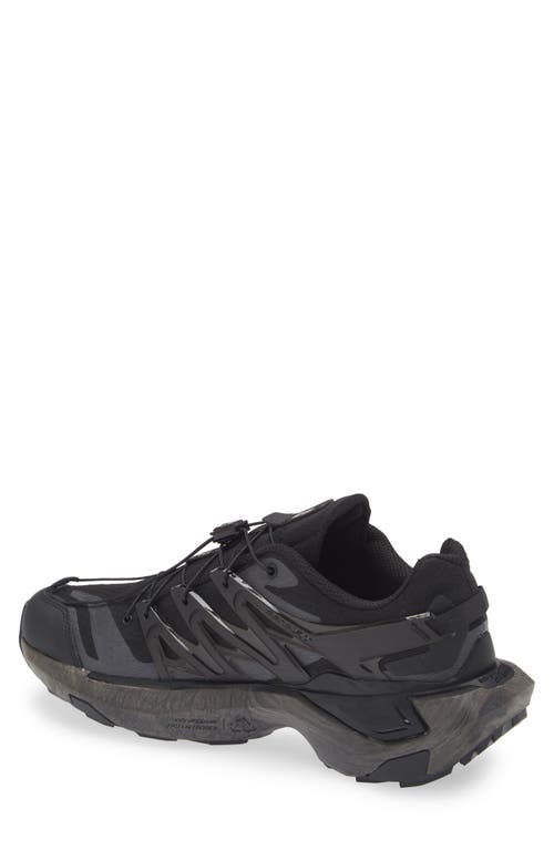 Salomon Xt Pu.re Advanced Rubber-trimmed Mesh Sneakers In Black