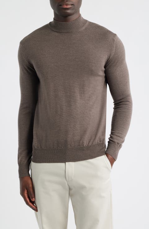 Cashwool® Mock Neck Sweater