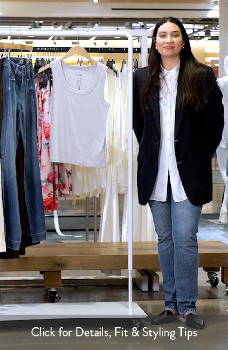 Perfect Knit Rib Scoop Neck Tank, sales video thumbnail