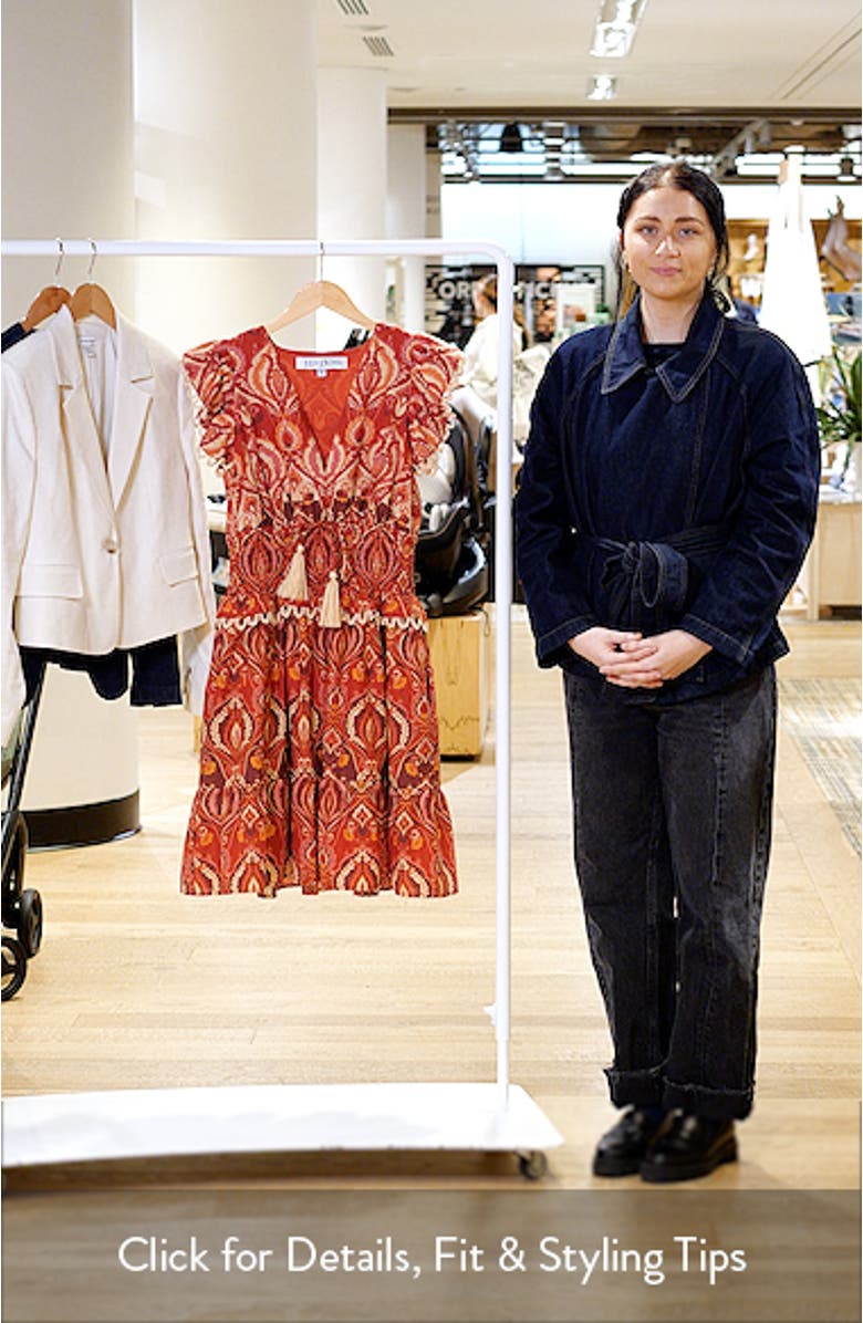 Smocked Waist Ruffle Dress, sales video thumbnail