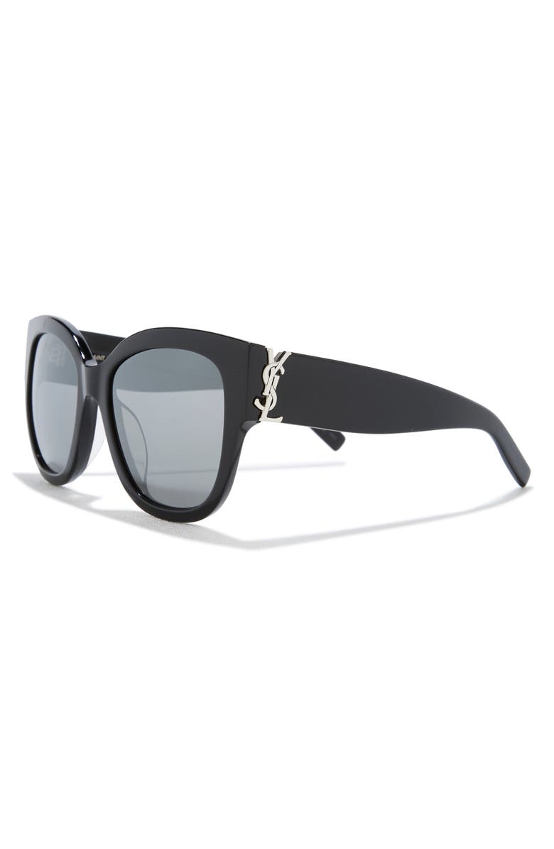 Saint Laurent 54mm Cat Eye Sunglasses, Alternate, color, 