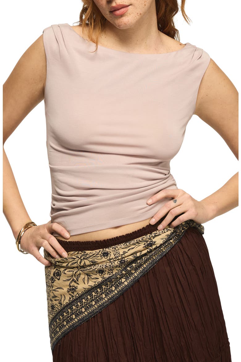 Sandwash Boatneck Top, Main, color, CLOUD GREY