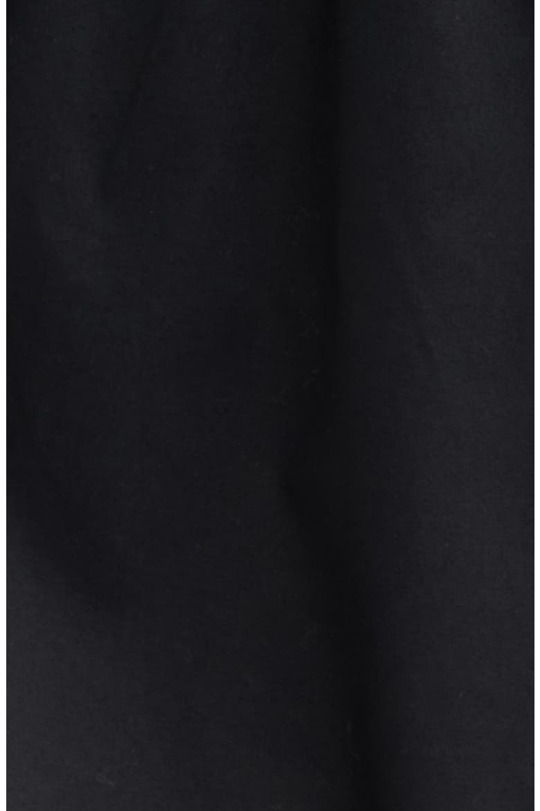 Woven Stretch Cotton Flutter Shorts, Alternate, color, ONYX