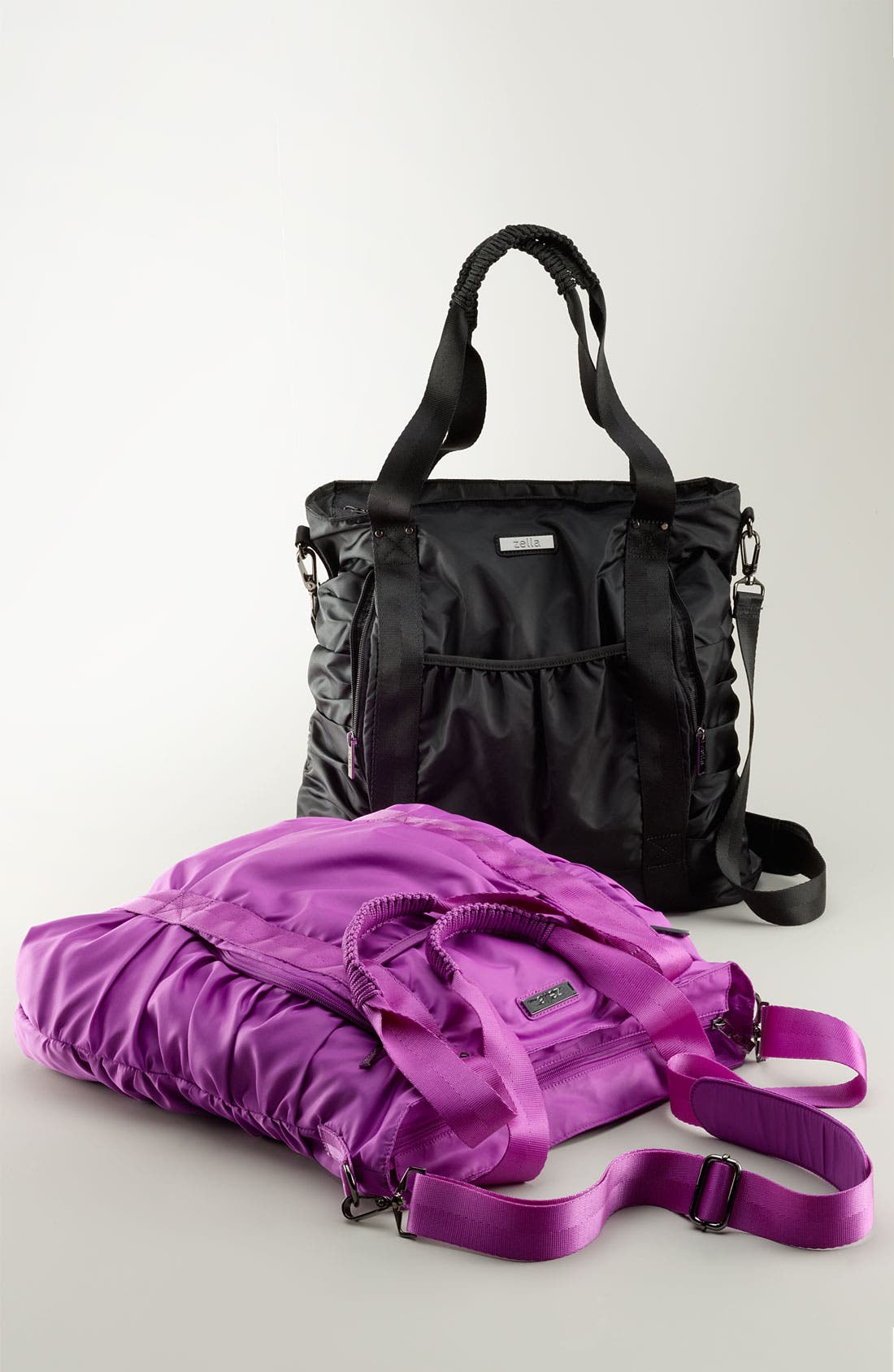 Zella Gathered Tote, Main, color, 