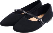 GOBI Mongolian Cashmere Mercerized Wool Cashmere Knitted Ballet Flats