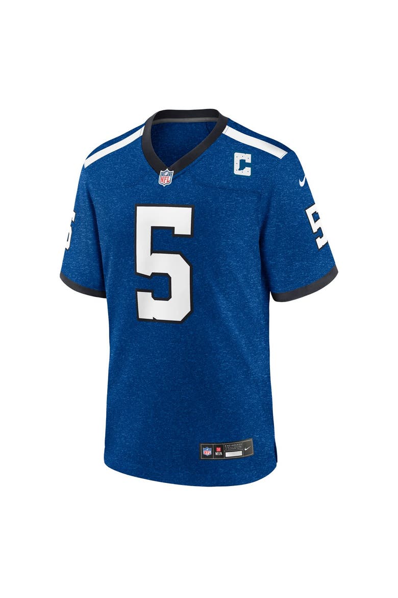Men's Nike Anthony Richardson Royal Indianapolis Colts Indiana Nights Alternate Game Jersey, Alternate, color, Blue