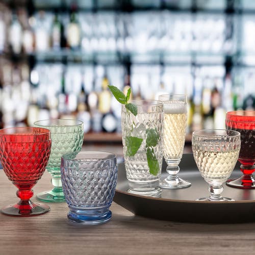 Villeroy & Boch Boston Coloured Set Of 4 Dof In Blue
