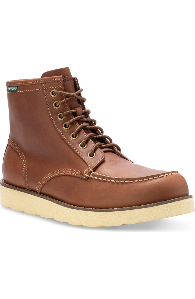 Eastland 'Lumber Up' Moc Toe Boot, Main, color, Oak