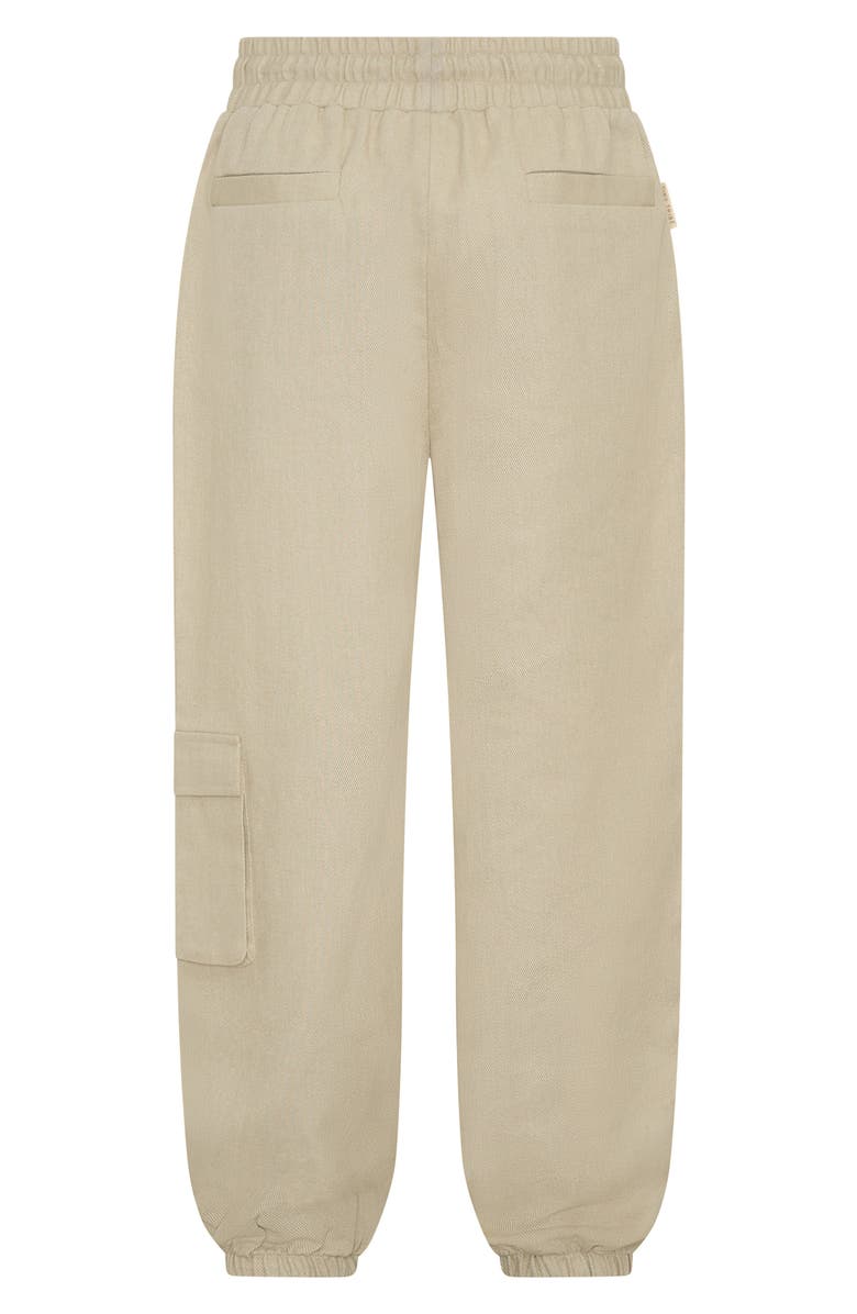 TINY TRIBE Kids' Cargo Joggers, Alternate, color, Cream