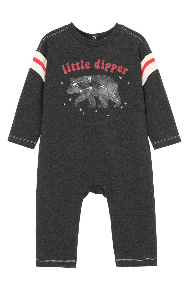 Peek Aren't You Curious Little Dipper Glow in the Dark Cotton Romper, Main, color,