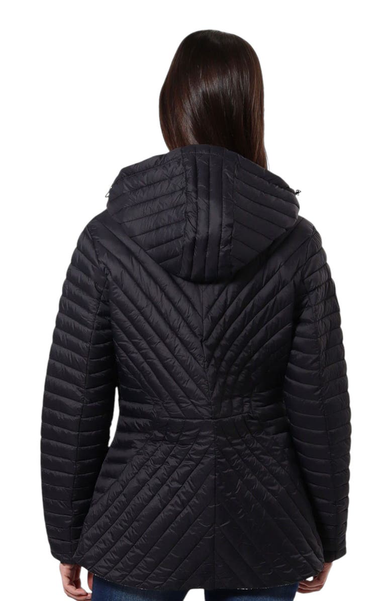 CANADA WEATHER GEAR Women's Packable Lightweight Quilted Puffer Jacket, Alternate, color, Black