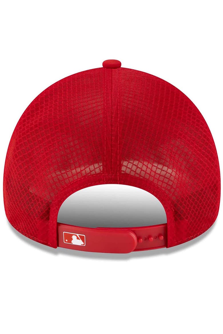 Men's New Era Red Minnesota Twins 2026 Batting Practice Alternate Apex 9FORTY Adjustable Hat, Alternate, color, Red