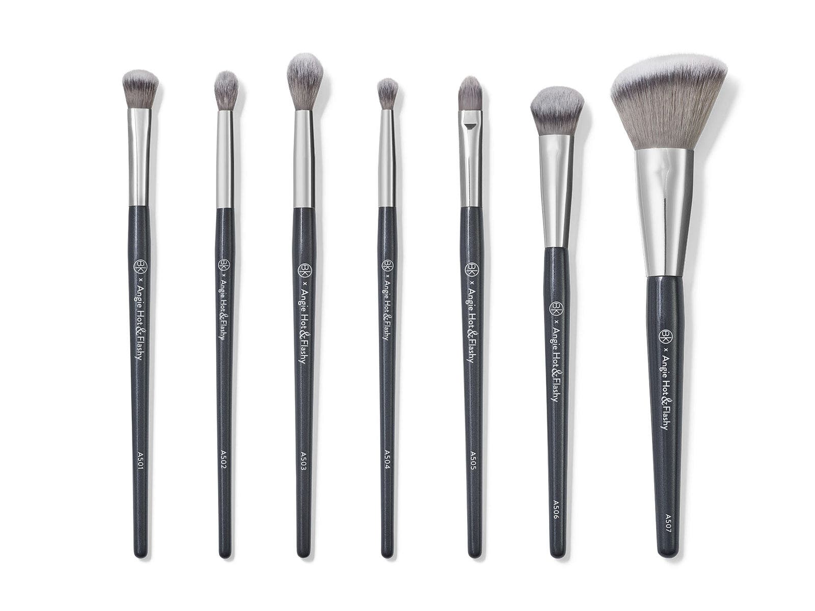 Bk Beauty Angie Hot & Flashy Brush Set In Gray