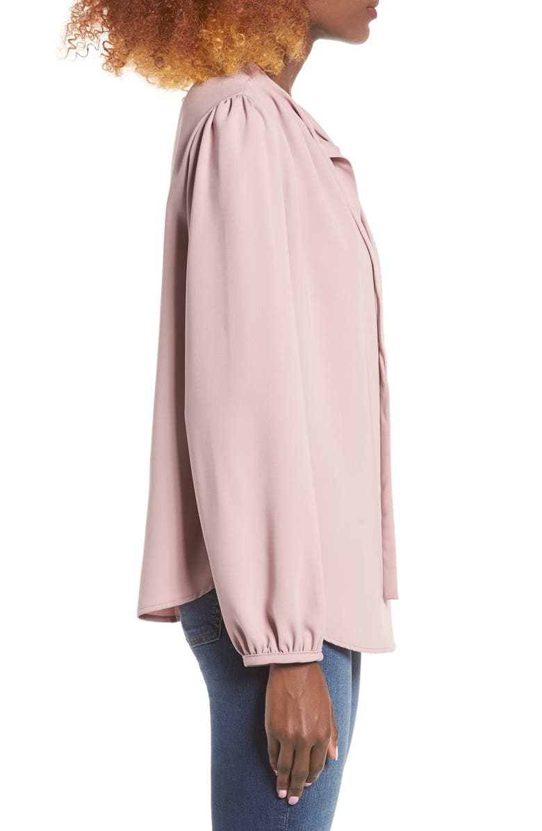 Leith Tie Neck Blouse, Alternate, color,