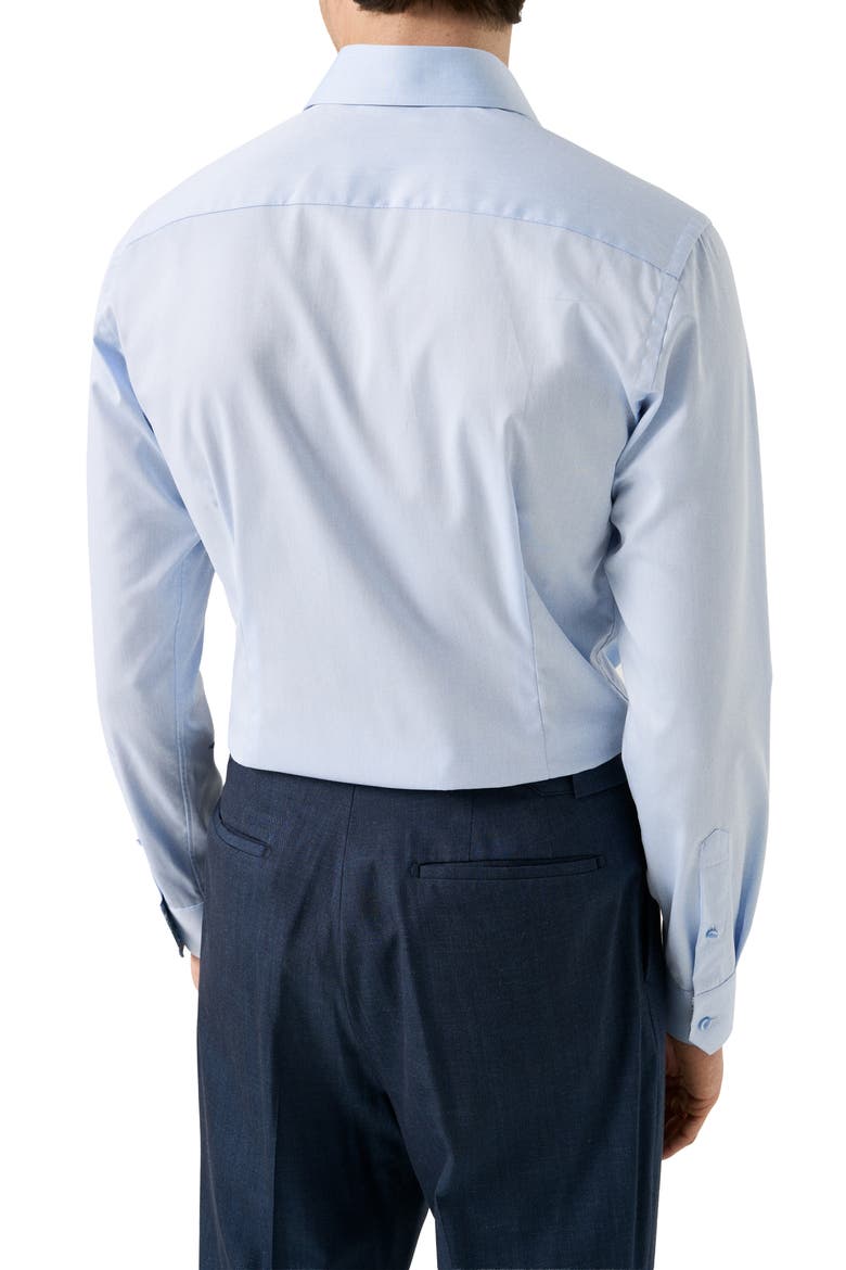 Slim Fit Twill Dress Shirt, Alternate, color, LIGHT BLUE