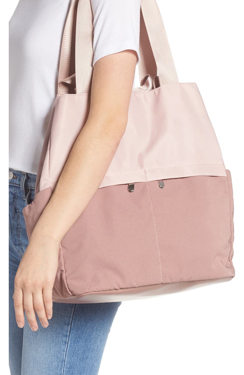 Zella Two Tone Tote Bag, Alternate, color,