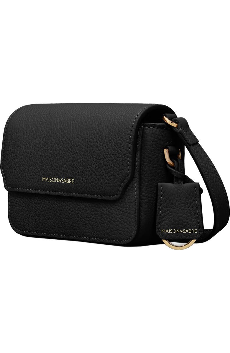 MAISON de SABRÉ Micro Leather Flap Bag, Alternate, color,