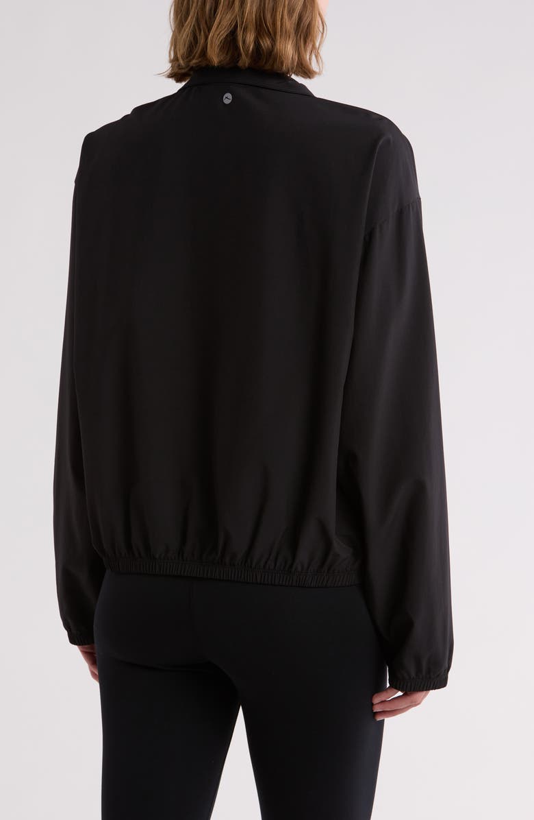 X by Gottex Quarter Zip Jacket, Alternate, color, Black