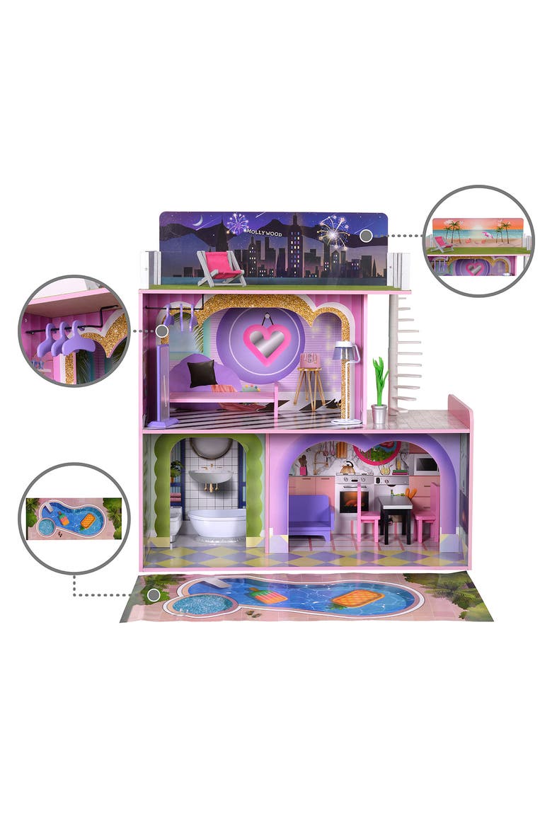 Olivia's Little World Dreamland Sunset Dollhouse, Alternate, color, MULTI-COLOR