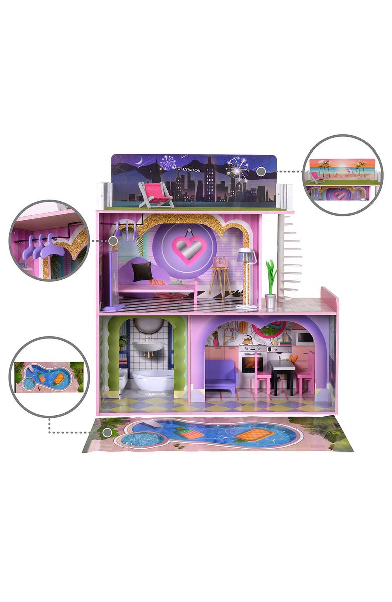 Teamson Kids Olivia's Little World Dreamland Sunset Dollhouse, Alternate, color, Multi-Color